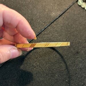 Monet Gold-Tone Textured Bangle Bracelet